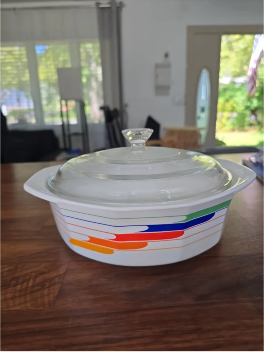 Studio Nova Fire & Ice Covered Casserole with Lid Hi Fi Vtg/Retro 70’s/80’s